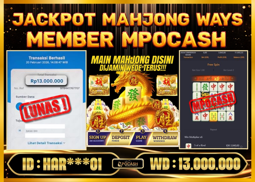 MPOCASH JACKPOT MAHJONG WAYS